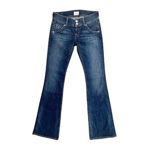 Hudson Signature Boot Cut Jeans Enlightened Wash Low Rise SZ 25 New + Defect